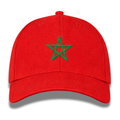 rode pet Marokko met groene ster supporters cap BNationX