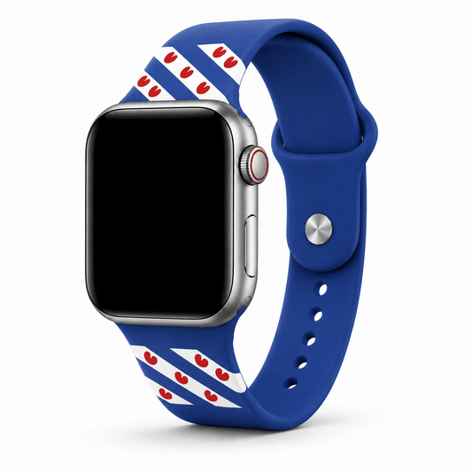 Apple Watch bandje Friesland – blauw horlogebandje met Friese vlag – BnationX