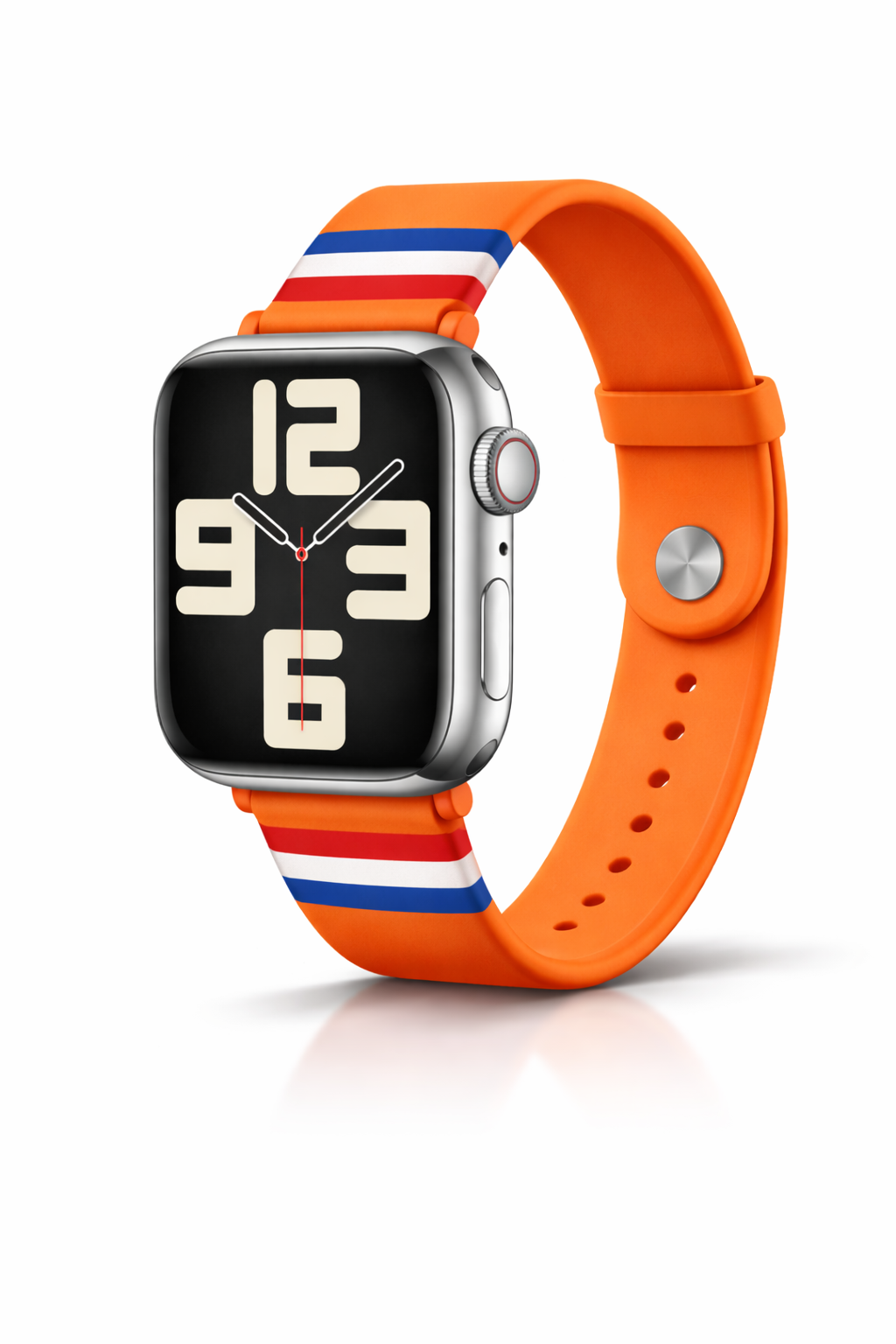 Apple Watch bandje Nederland oranje rood wit blauw siliconen BNationX
