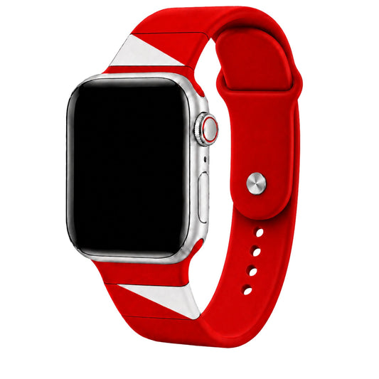 Apple Watch bandje Utrecht – rood horlogebandje met Utrechtse vlag – BnationX