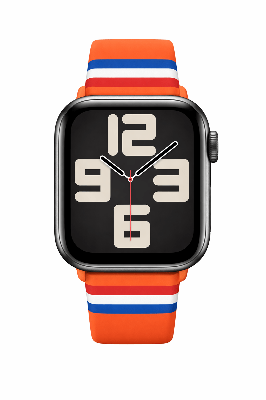 Apple Watch bandje Nederland oranje rood wit blauw siliconen close-up BNationX